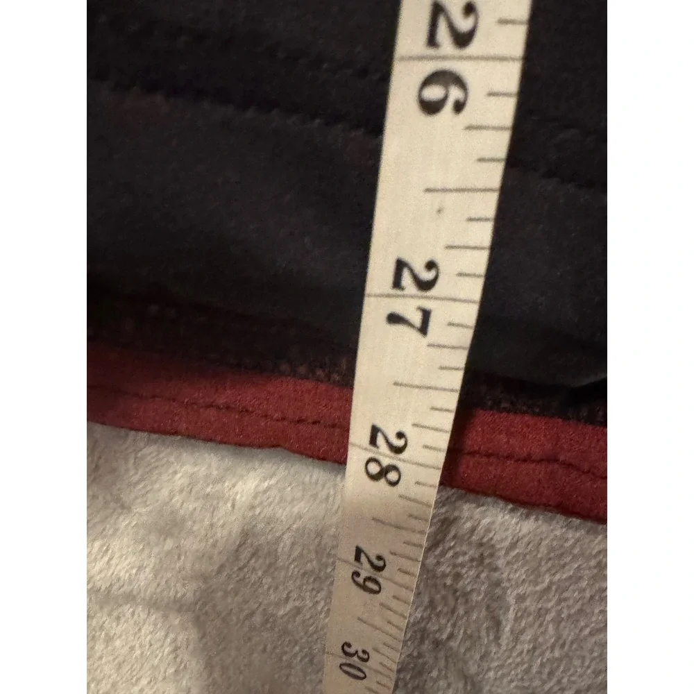 Kerrits‎ Womens Red Black Quilted Horseshoe Equestrian Full Zip Jacket  Large